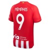 Oficiální Fotbalový Dres Atlético Madrid Memphis 9 Domácí 2023-24 pro Děti